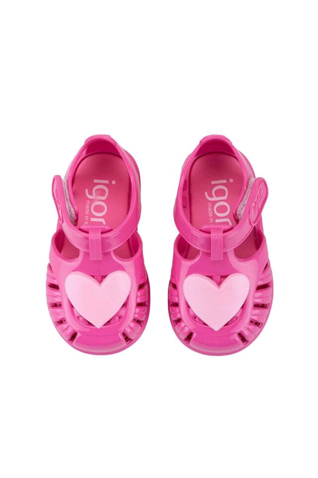 Tobby Gloss Love Fuşya  Çocuk Sandalet