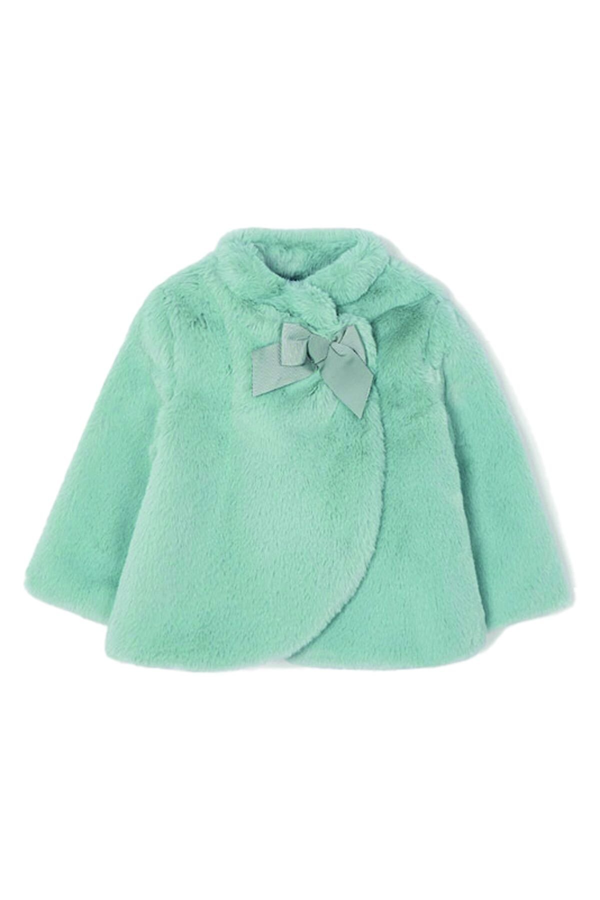MİNT YEŞİLİ KIZ BEBEK KÜRK