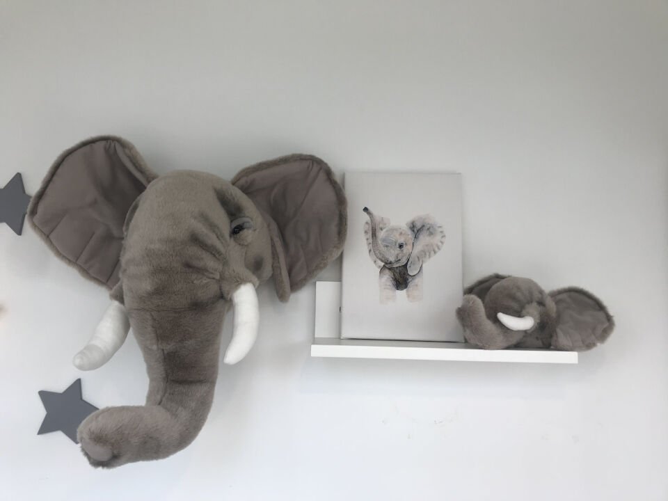 SULUBOYA GÖRÜNÜMLÜ FİL KANVAS TABLO