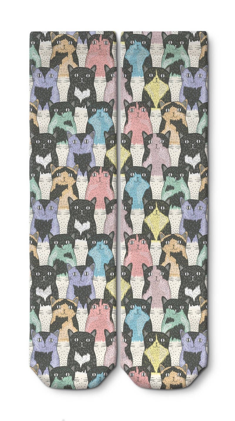 KEDİLER ÇOCUK ÇORAP