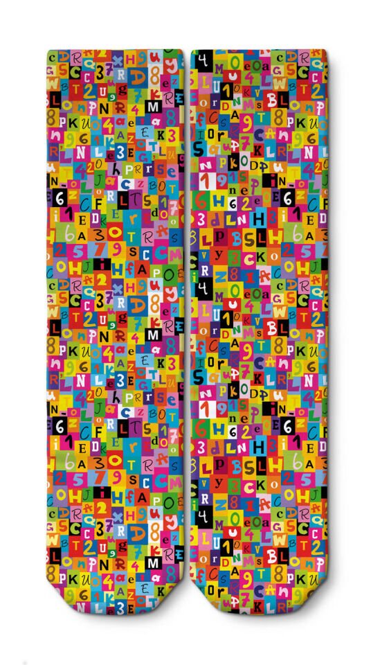 HARFLER VE SAYILAR ÇOCUK ÇORAP