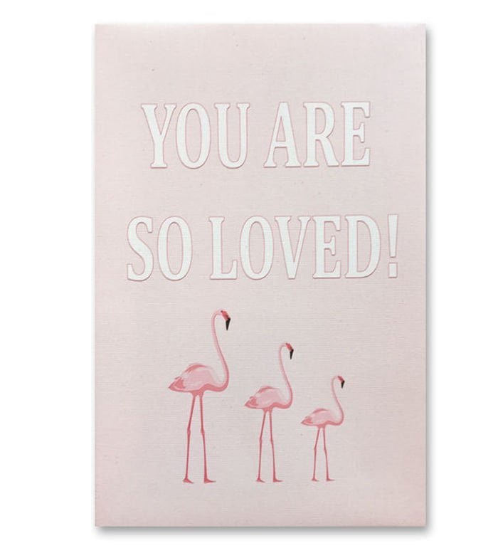 ÜÇLÜ FLAMİNGO KANVAS TABLO