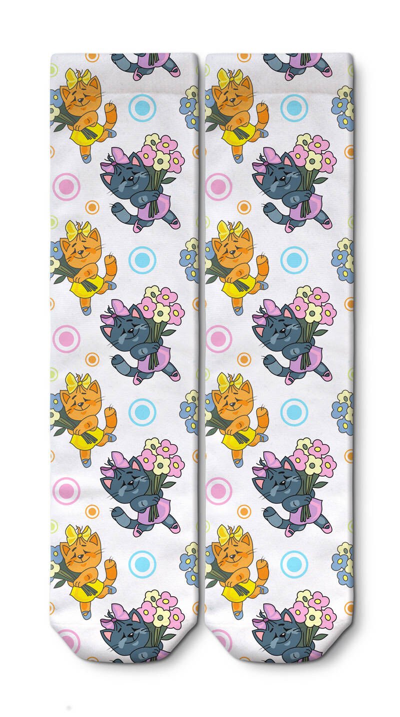 KEDİLER ÇOCUK ÇORAP