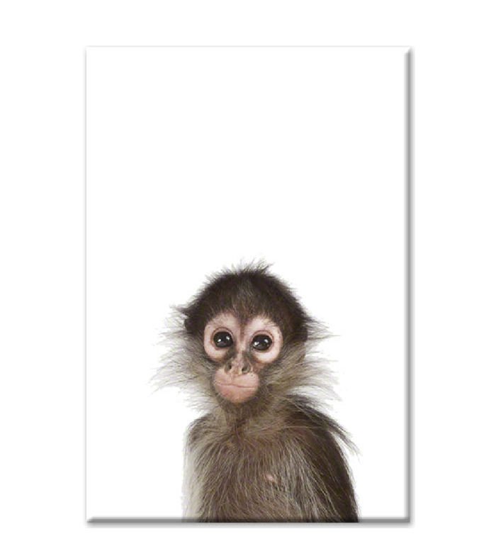 YAVRU MAYMUN KANVAS TABLO