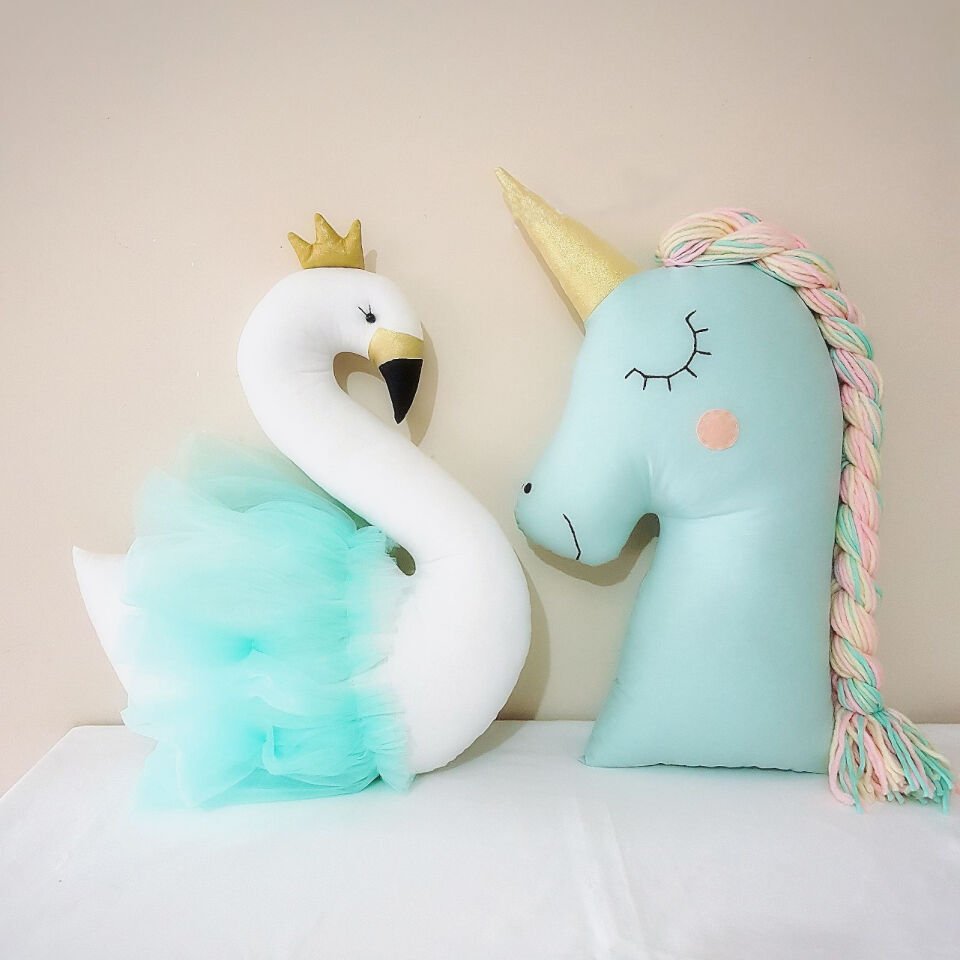 MİNT TÜTÜLÜ KUĞU YASTIK