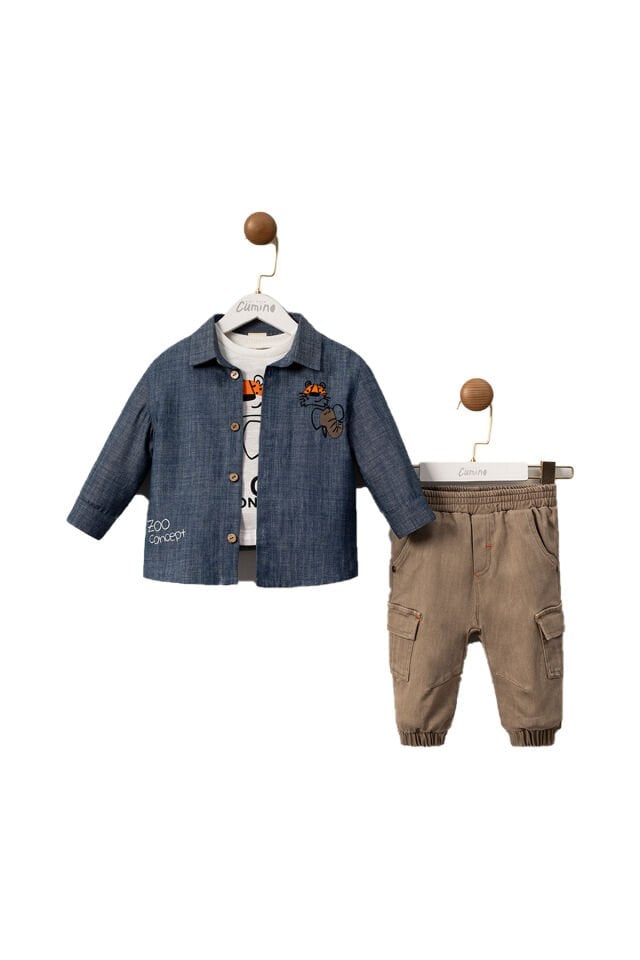 Dean 3'lü Erkek Bebek Takım