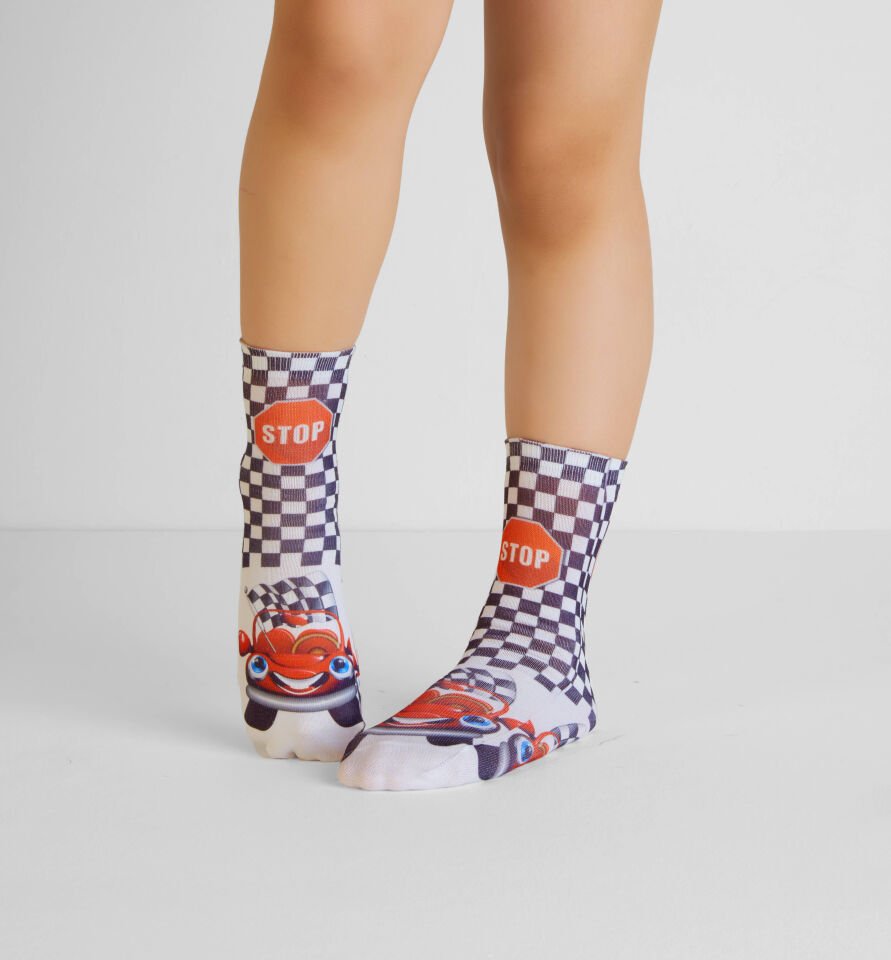 ARABALAR ÇOCUK ÇORAP