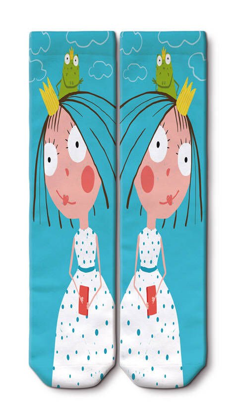 BENEKLİ PRENSES ÇOCUK ÇORAP