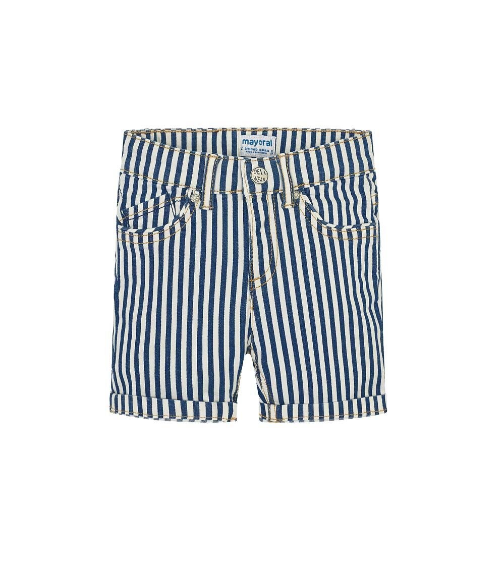 ÇİZGİLİ DENIM ERKEK ÇOCUK BERMUDA