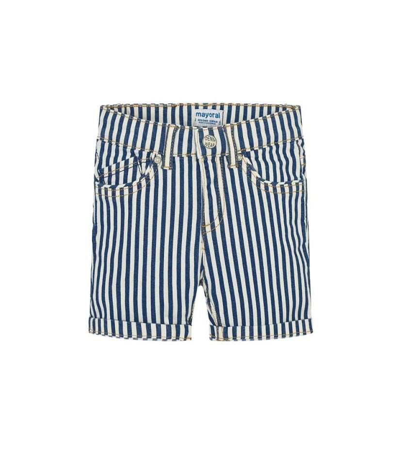ÇİZGİLİ DENIM ERKEK ÇOCUK BERMUDA