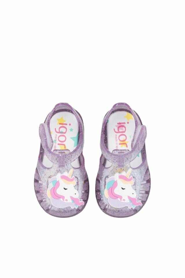 Tobby Unicornio Lila Kız Çocuk Sandalet