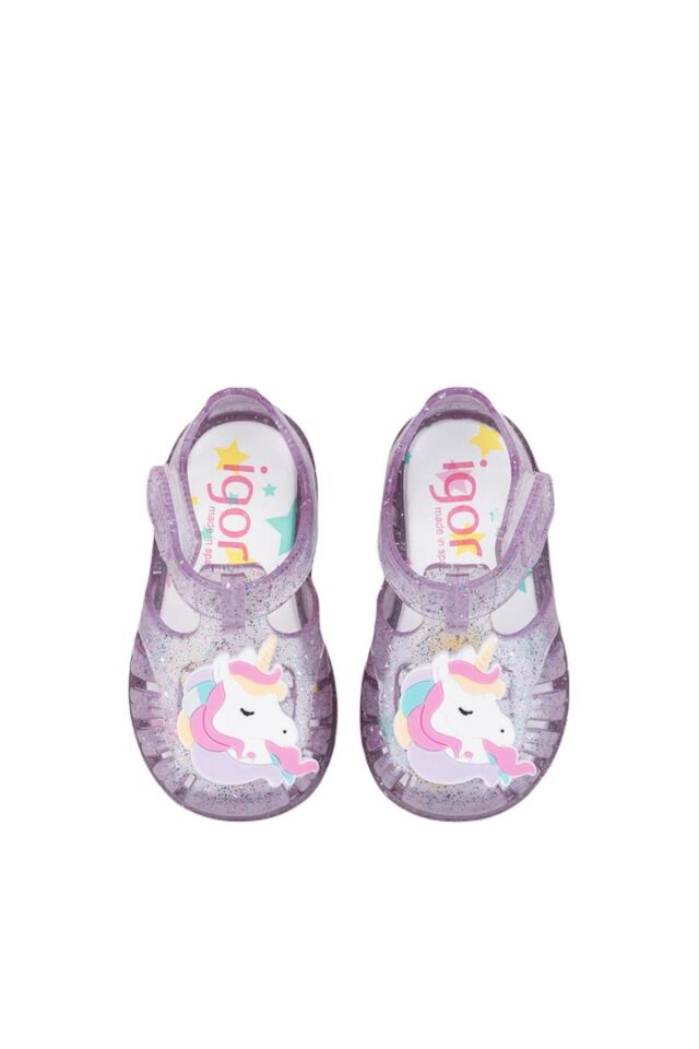 Tobby Unicornio Lila Kız Çocuk Sandalet