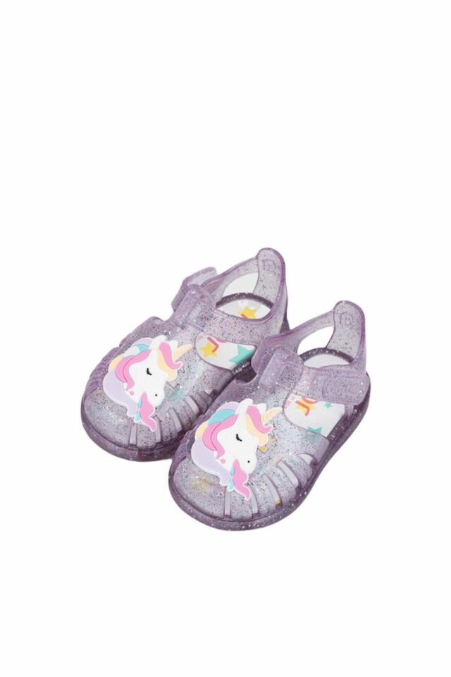 Tobby Unicornio Lila Kız Çocuk Sandalet