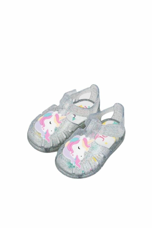 Tobby Unicornio Şeffaf Kız Çocuk Sandalet