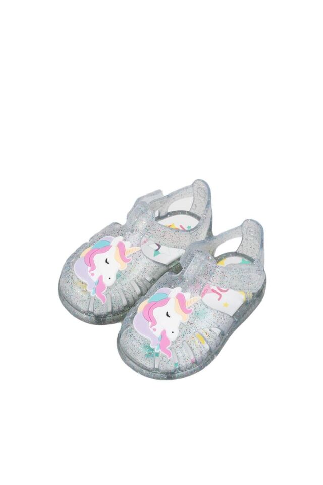Tobby Unicornio Şeffaf Kız Çocuk Sandalet