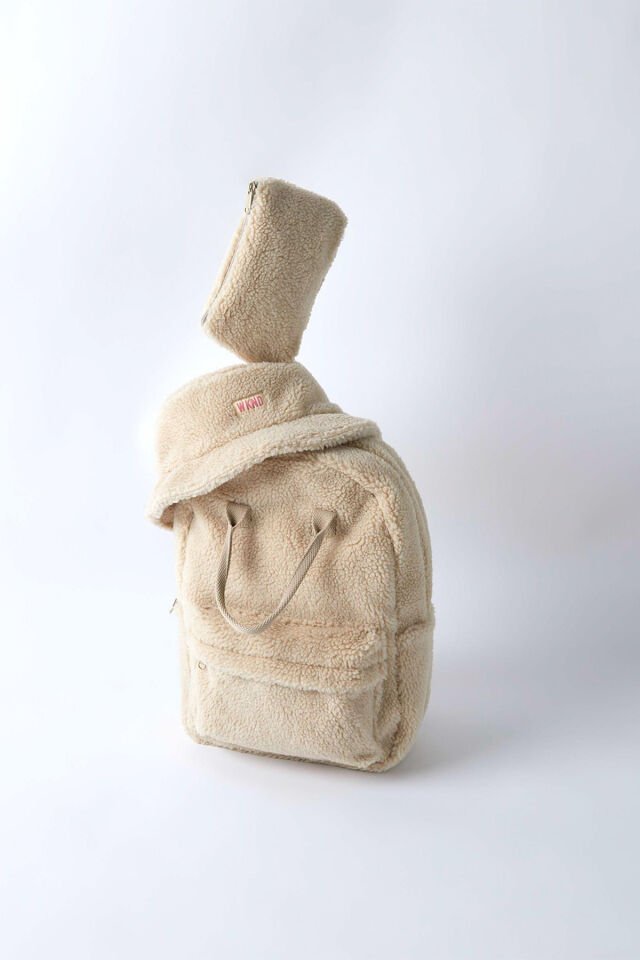 NKFNURILLE TEDDY PELUŞ SIRT ÇANTASI